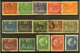 1924 UPU CONGRESS Set, Mi 144/58, SG 146/60, Fine Used (15 Stamps) For More Images, Please Visit... - Andere & Zonder Classificatie
