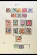 1897-1951 ALL DIFFERENT COLLECTION On Leaves, Mint Or Used, Inc 1897 Opts Set Used, 1898 Set Used, 1902-21 Set... - Sudan (...-1951)