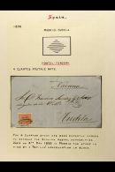 POSTAL FORGERIES ON COVERS 1858-1864 Interesting Group Of Postal Forgeries Postally Used On Entire Letters Or... - Otros & Sin Clasificación