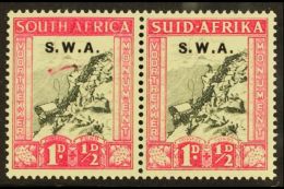 1965-6 1d+½d Voortrekker Memorial Fund, Blurred "SOUTH AFRICA" & COMET Flaw, SG 93a, Never Hinged Mint.... - South West Africa (1923-1990)