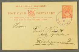 1921 (2 Nov) 1d Union Postal Card To Swakopmund Cancelled By Very Fine "OKASISE" Rubber Cds Postmark In Purple... - Africa Del Sud-Ovest (1923-1990)