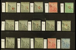 GRIQUALAND WEST 1877-1879 MINT/UNUSED GROUP With A Few Inverted Overprints All Identified By SG Cat Numbers On A... - Sin Clasificación