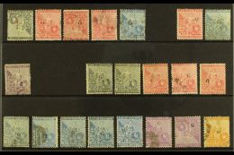 GRIQUALAND WEST 1878 USED SMALL "G" OVERPRINTED SELECTION On A Stock Card. Includes SG "Type 15" Opt'd ½d,... - Unclassified
