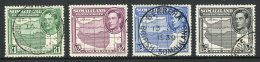 1938 1r To 5r, SG 100/104, Very Fine Cds Used. (4 Stamps) For More Images, Please Visit... - Somaliland (Protectorate ...-1959)