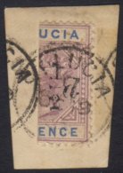 1891-92 ½d On Half 6d Surcharge With FIGURE "1" USED AS FRACTION BAR Variety, SG 54g, Fine Cds Used On A... - St.Lucia (...-1978)