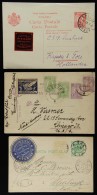 1903-29 COVERS WITH ADVERT LABELS OR SEALS A Scarce Group Of Commercial Covers Or Cards, All To Foreign... - Otros & Sin Clasificación