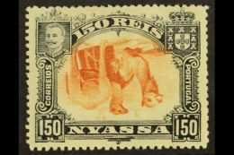 NYASSA 1901 150r Orange-brown & Black Dromedaries CENTRE INVERTED Variety (SG 37a, Afinsa 37var), Fine Mint,... - Other & Unclassified