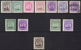 AZORES 188-195 King Luis I To 500r Both Perfs Includes All Chalky Paper Values And Perfs With 25r Shades(x2 Mint... - Other & Unclassified