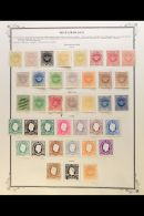 MOZAMBIQUE 1876-1950 COLLECTION On Pages, Mint & Used, Inc 1876-1885 Al Vals To 300r Mostly Mint Inc 40r Blue... - Otros & Sin Clasificación