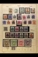 1915-1973 ATTRACTIVE COLLECTION On Pages, Some Mint But Mostly Used Stamps, Includes 1918 Various Overprints,... - Altri & Non Classificati