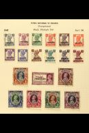 1947-1963 FINE USED All Different Collection On Leaves. With 1947 KGVI Complete Set; 1948-57 Range To 15R &... - Pakistán