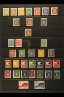 1893-1956 MINT ASSEMBLY Presented On Stock Pages. Includes 1893 Numeral Set, 1907 Haakon 1½kr & 2kr,... - Altri & Non Classificati