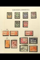 1937-52 VERY FINE MINT / NHM COLLECTION In Mounts On A Pair Of Album Pages. Includes A Complete Basic Collection... - Rodesia Del Norte (...-1963)