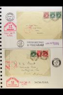1940-1945 WWII CENSORED COVERS. An Interesting Collection Of Censored Covers Nicely Written Up On Leaves, Inc 1941... - Nigeria (...-1960)