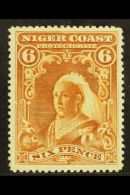 1897-98 6d Yellow- Brown Perf 15½-16 With WATERMARK REVERSED, SG 71x, Fine Mint. For More Images, Please... - Other & Unclassified