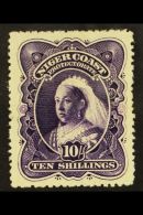 1897-98 10s Deep Violet Perf 14½-15, SG 74, Very Fine Mint. For More Images, Please Visit... - Other & Unclassified