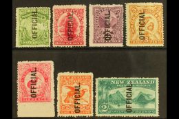 OFFICIAL 1907-11 Pictorial Set To 2s (one Of Each Value, SG O59/66) Fine Mint. Fresh And Attractive! (7 Stamps)... - Andere & Zonder Classificatie