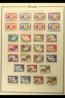 CURACAO 1929-46 FINE MINT AIR POST STAMPS. A Complete Collection For The Period On Printed Album Pages, NVPH... - Other & Unclassified