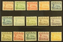 1924-28 Freighter Set Plus Listed 2½d Shade On Greyish Paper, SG 26A/39A, Fine Mint (15 Stamps) For More... - Nauru