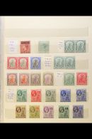 1876-1935 FINE MINT COLLECTION On Stock Pages, Mainly All Different With Some Shades, Inc 1876-83 1d Opt, 1904-08... - Montserrat