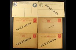 POSTAL STATIONERY WITH "SPECIMEN" OVERPRINTS 1901-1927 All Different Unused Collection With 1913 ½d And 1d... - Malta (...-1964)
