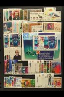 1971-2003 FINE USED All Different Collection. A Delightful COMPLETE RUN Of Stamps From The Start Of 1971 Right... - Malta (...-1964)