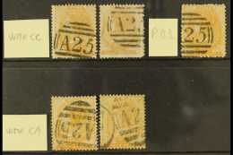 1863-1884 USED GROUP On A Stock Card, Comprising 1860-63 Perf 14 ½d (x2 Shades) & Perf 12½... - Malta (...-1964)