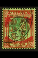 GENERAL ISSUES 1942 $5 Green And Red On Emerald Of Straits Settlements With Type 1 Overprint In Red, SG J160, Very... - Other & Unclassified