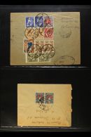 1920-1940 COVERS. An Interesting Group On Stock Pages, Inc 1920 Cover With Assembly Complete Set, 1922 Registered... - Litouwen