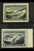 1931 1fr And 1fr Zeppelin Airs, Michel 114/115, Never Hinged Mint. (2 Stamps) For More Images, Please Visit... - Other & Unclassified