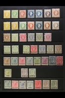 AUSTRIA 1867-1914 MINT COLLECTION On Stock Pages. Includes 1867-83 (coarse Printing) Complete Set With Additional... - Otros & Sin Clasificación