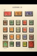 1937-52 FINE MINT COLLECTION On Pages. Inc 1938-51 Definitive Set Of All Values Plus Most Omnibus Sets. Lovely... - Leeward  Islands