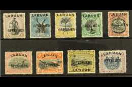 1894-96 Pictorials Overprinted "SPECIMEN" Complete Set, SG 62s/74s, Very Fine Mint. (9 Stamps) For More Images,... - Nordborneo (...-1963)