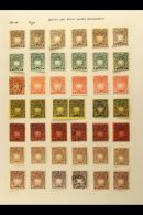 1890-1952 MINT & USED COLLECTION On Leaves, Inc 1890-95 Most Mint/unused Vals To 4r And Used Vals To 3r, 4r... - Vide