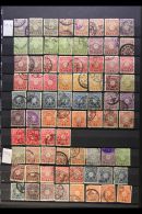 JAPANESE POST OFFICES IN CHINA 1900-19 Used Assembly Of Overprinted Stamps Of Japan With A Range Shades And Perf... - Altri & Non Classificati