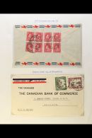 INTERESTING KGV COVERS & CARDS COLLECTION 1912-36. Presented In Mounts On Written Up Pages. An Fascinating... - Giamaica (...-1961)
