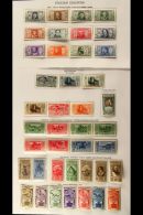 GENERAL ISSUES 1932 - 34 Complete Fresh Mint Collection For Postage And Airmail Issues Incl 1932 Garibaldi Set,... - Other & Unclassified