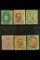 1889 King Umberto I Set Complete, Sass S5, Very Fine And Fresh Mint. 45c With Photo Certificate. Cat €1650... - Zonder Classificatie