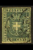 TUSCANY 1860 20c Grey-blue, Sass 20b, Superb Used With Four Neat Margins And Lovely Deep Colour. Cat €300... - Sin Clasificación