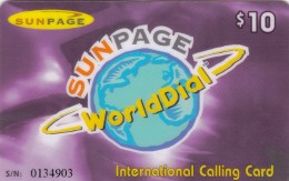 United States, $10, Sunpage, WorldDial 2 Scans. - Altri & Non Classificati