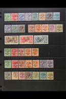 1922-23 FINE MINT OVERPRINTED COLLECTION An Attractive Collection Of Sets Presented On Stock Pages. Includes 1922... - Altri & Non Classificati