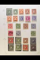 COCHIN 1892-1949 Impressive Mint And Used Collection On Leaves. Note 1896 (large) 1put Used; 1911-13 Range To 3a... - Other & Unclassified