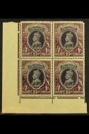 JIND 1941-43 25r Slate-violet & Purple, SG 136, Never Hinged Mint Corner Block Of 4, Usual Light Tone For More... - Sonstige & Ohne Zuordnung