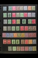 1865-1952 FINE MINT COLLECTION A Valuable, ALL DIFFERENT Fine Mint Collection Presented Chronologically On Stock... - Andere & Zonder Classificatie