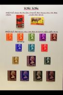 1971-1990 VIRTUALLY COMPLETE SUPERB NEVER HINGED MINT COLLECTION On Leaves, All Different, Complete From 1971... - Other & Unclassified
