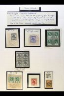 OCEAN ISLAND POSTMARKS 1910's Very Fine Used Group Of Stamps Cancelled With "Ocean Island / Gilbert & Ellice... - Gilbert & Ellice Islands (...-1979)