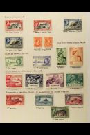 1937-51 EXTENSIVE KGVI VERY FINE MINT COLLECTION Neatly Presented On Written Up Pages. Includes 1938-51 Pictorial... - Gibilterra