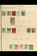 1903-1950 FRESH MINT AND USED COLLECTION On Printed Pages With Some Better Values To £1, Mostly Fine To Very... - Gibraltar