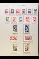 1947-1955 COMPREHENSIVE VERY FINE MINT COLLECTION On Leaves, All Different, Virtually COMPLETE For The Period, Inc... - Other & Unclassified