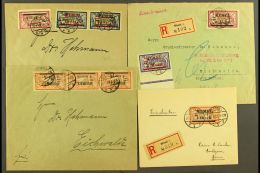 1921-1923 COVERS. An Interesting Group Of Covers Mostly Addressed To Germany, Inc Two Registered - One Addressed... - Otros & Sin Clasificación